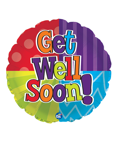 Bold Get Well Soon Balloon