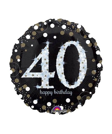 Happy 40th Birthday Balloon