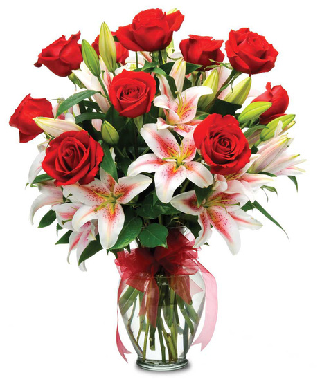 Forever Yours Rose Medley by Real Simple® arranged by a florist in Mokena,  IL : An English Garden Flowers & Gifts