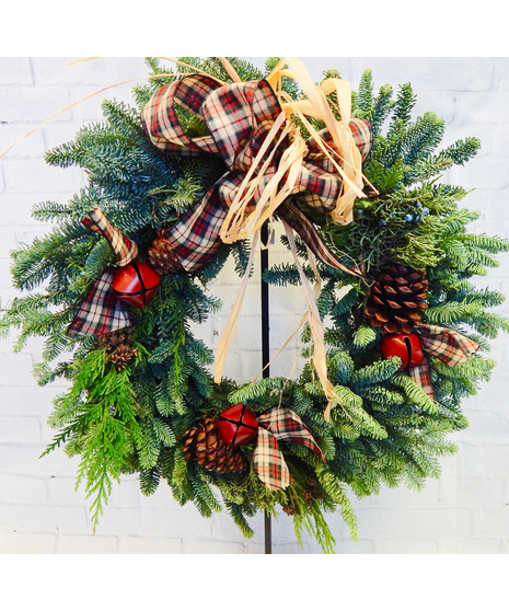 Cabin Bells Wreath