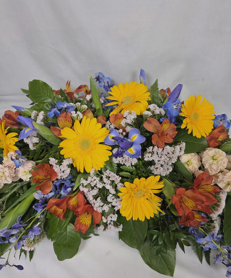 Floral Tapestry Casket Spray