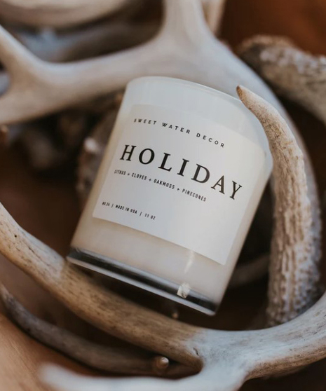 merry and bright sweet water candle