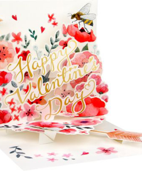 Garden Flowers Pop-up Card