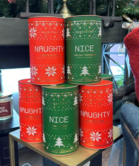 Naughty or Nice Candy Tin